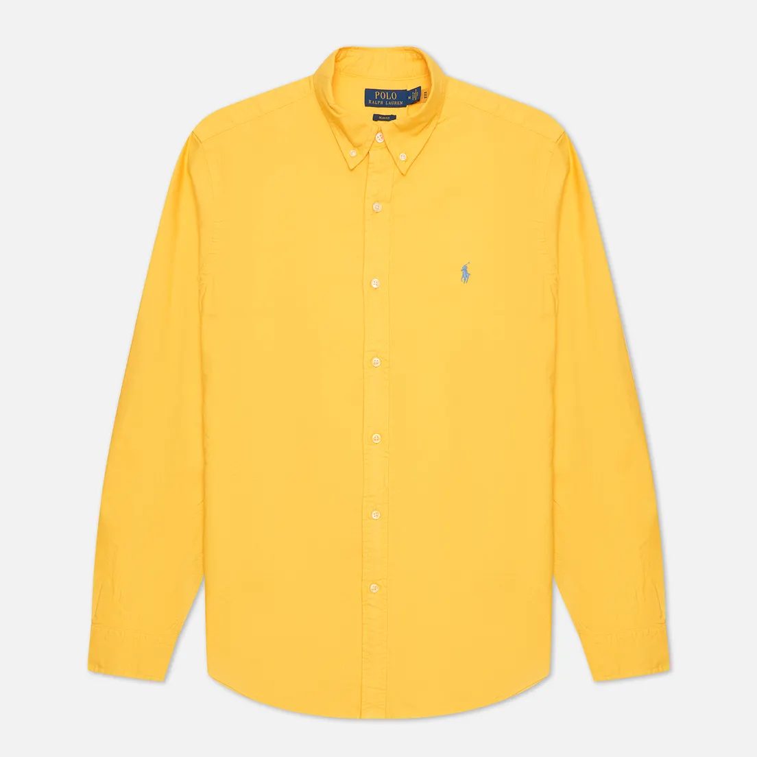 Polo Ralph Lauren Мужская рубашка Slim Fit Garment Dyed Oxford