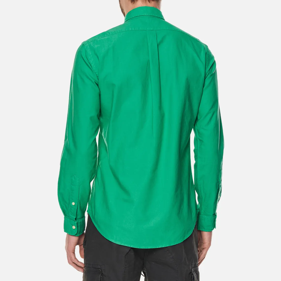 Polo Ralph Lauren Мужская рубашка Slim Fit Garment Dyed Oxford