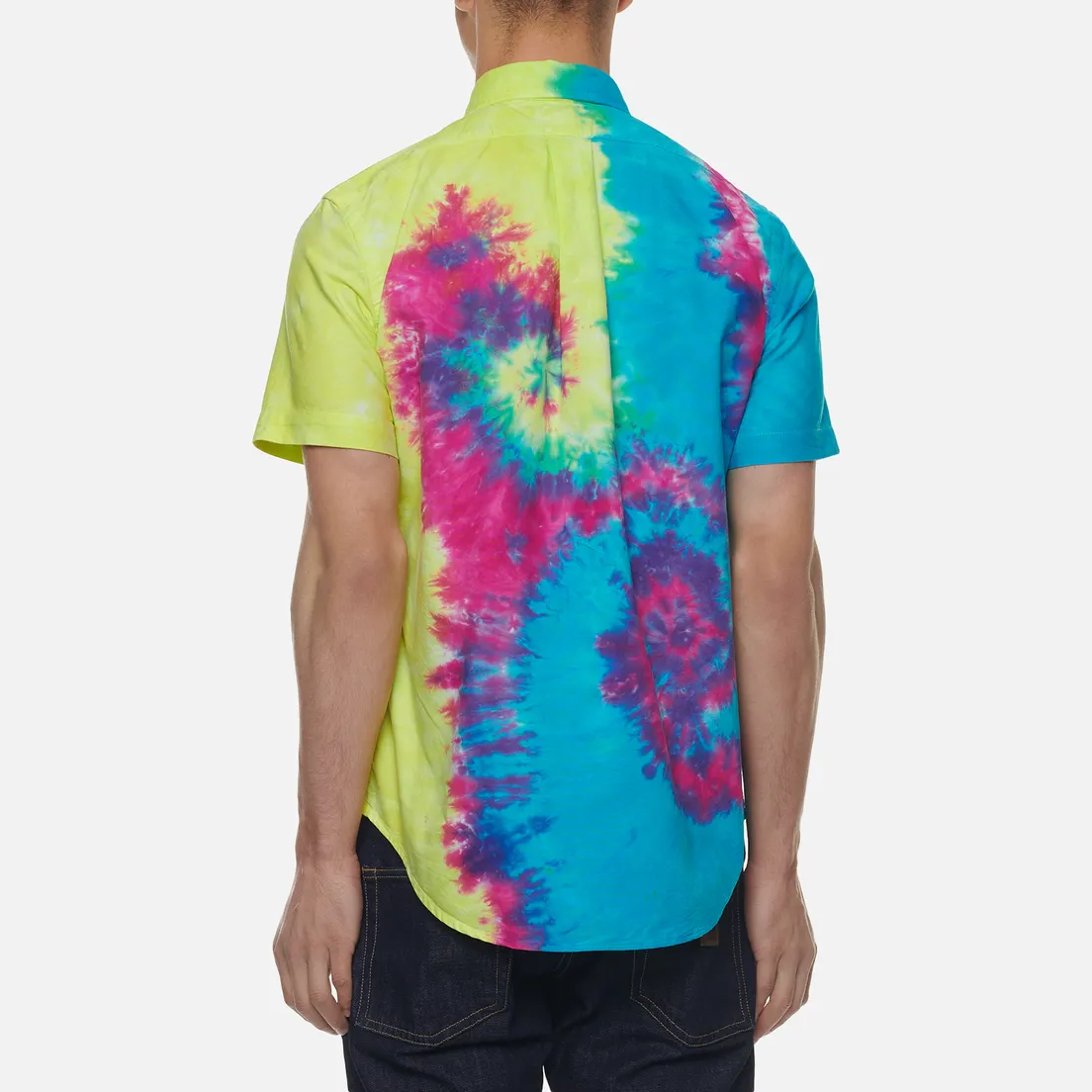 Polo Ralph Lauren Мужская рубашка Custom Fit Tie-Dye Oxford