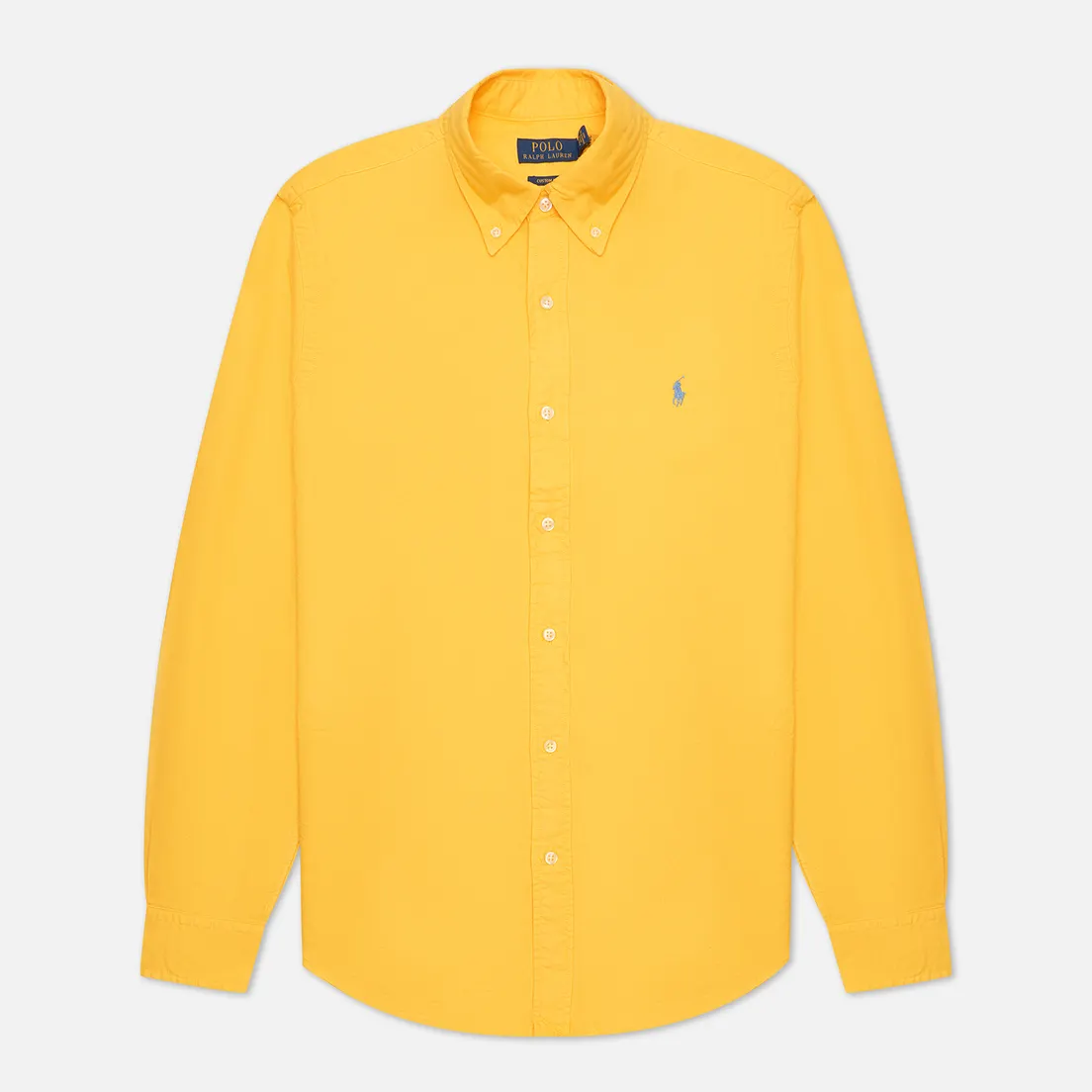 Polo Ralph Lauren Мужская рубашка Custom Fit Garment Dyed Oxford