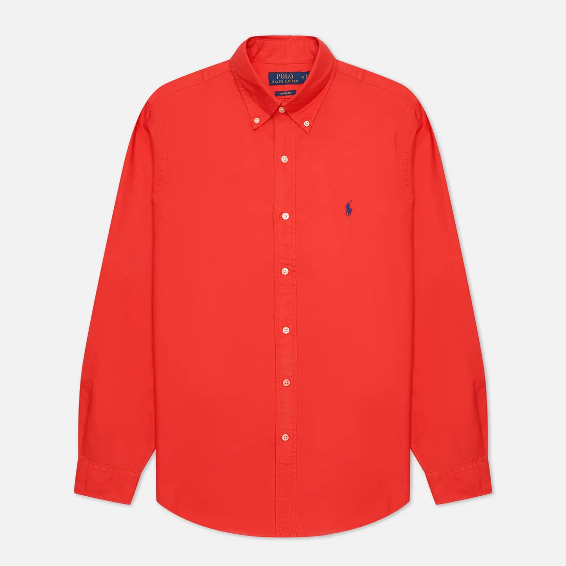 Polo Ralph Lauren Мужская рубашка Custom Fit Garment Dyed Oxford