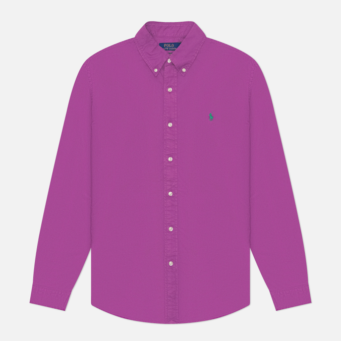 Мужская рубашка Polo Ralph Lauren Custom Fit Garment Dyed Oxford
