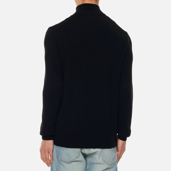 Мужской свитер Polo Ralph Lauren Half-Zip Embroidered Bear Black