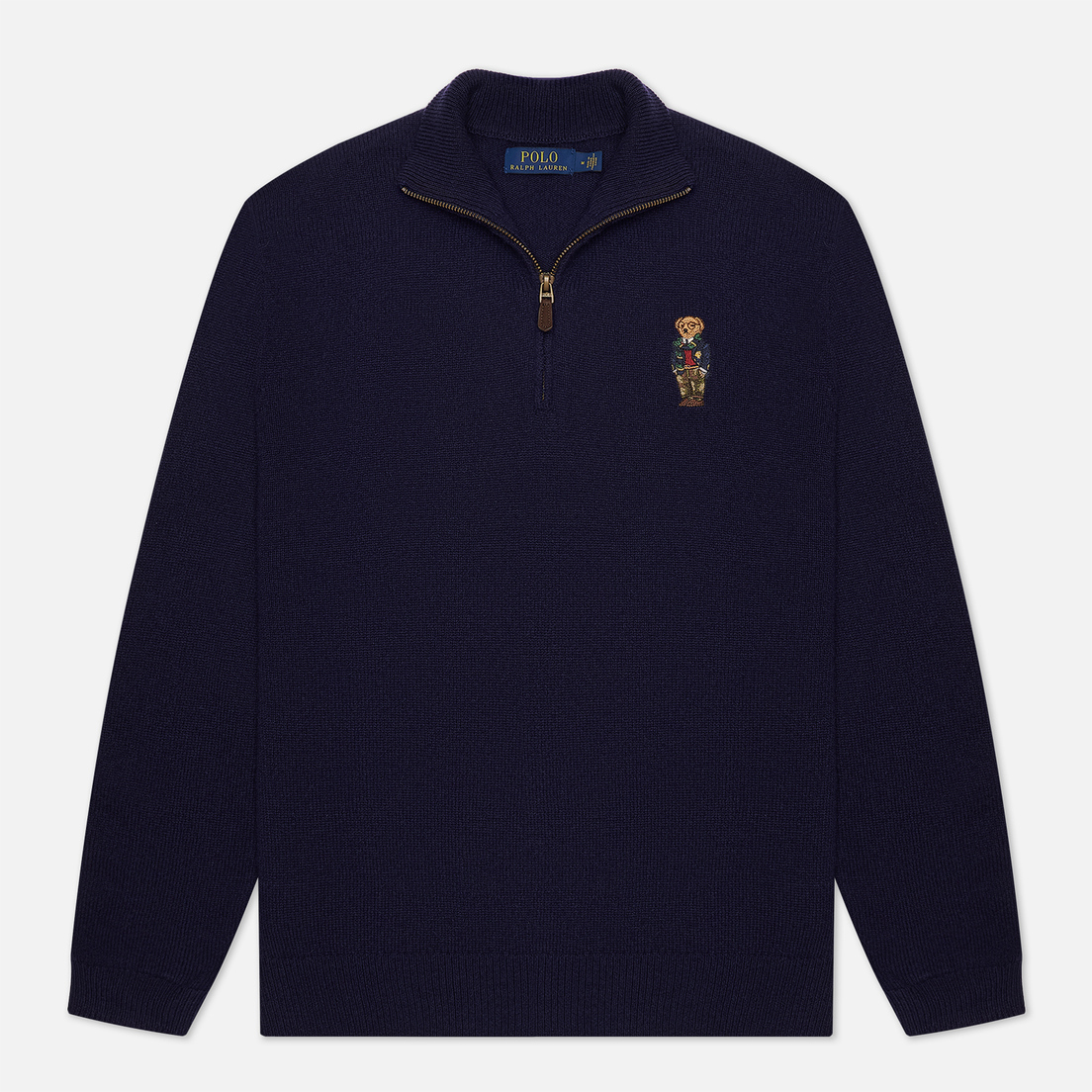Polo Ralph Lauren Мужской свитер Half-Zip Embroidered Bear