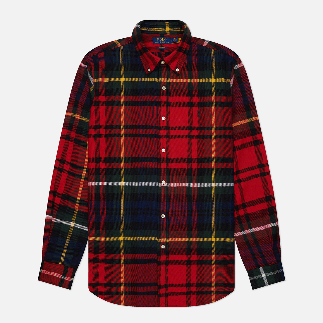Polo Ralph Lauren Мужская рубашка Plaid Flannel Classic Fit