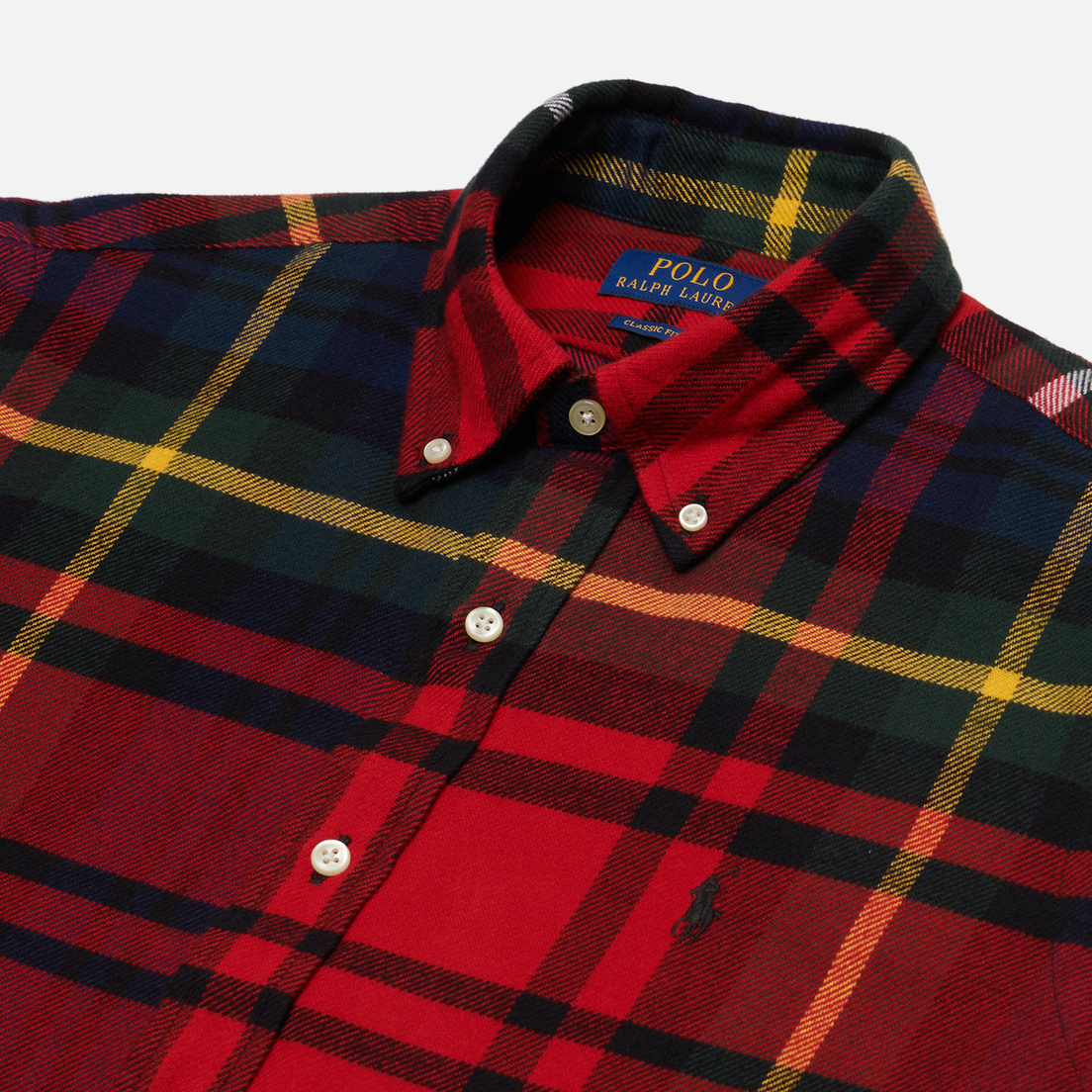 Polo Ralph Lauren Мужская рубашка Plaid Flannel Classic Fit
