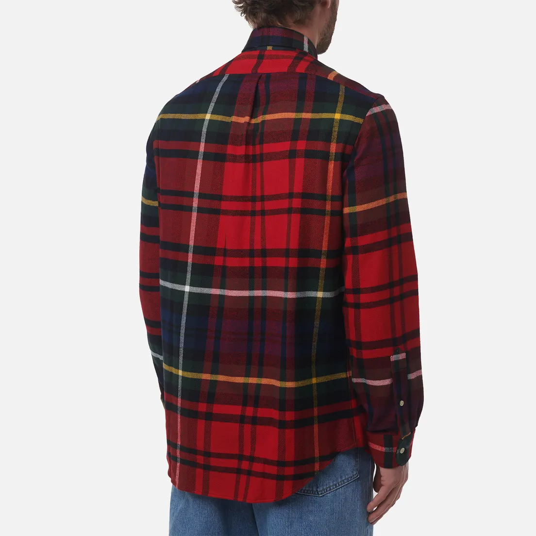 Polo Ralph Lauren Мужская рубашка Plaid Flannel Classic Fit