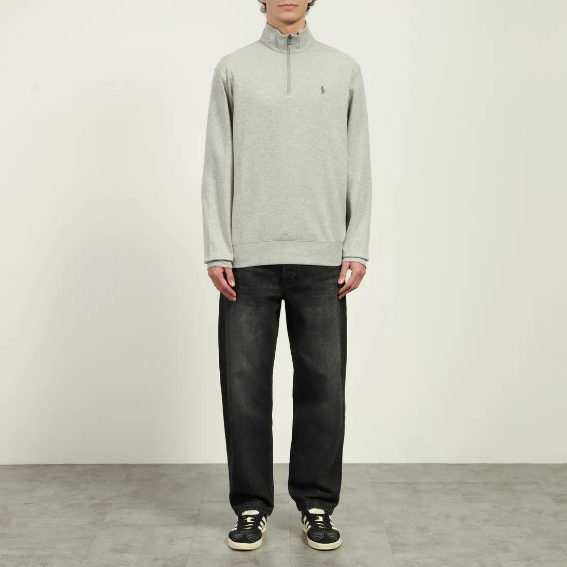 Polo Ralph Lauren Мужская толстовка Double-Knit Quarter-Zip