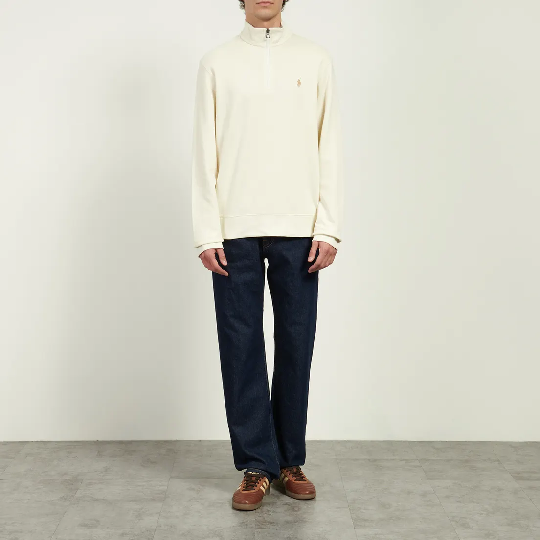 Polo Ralph Lauren Мужская толстовка Double-Knit Quarter-Zip