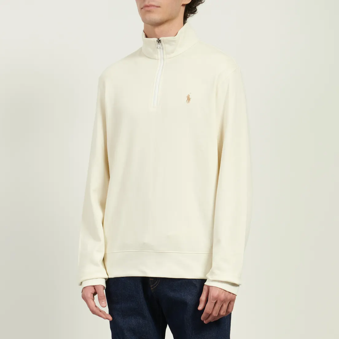 Polo Ralph Lauren Мужская толстовка Double-Knit Quarter-Zip