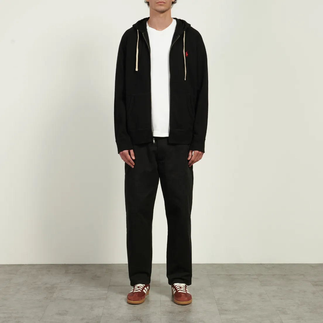 Polo Ralph Lauren Мужская толстовка Embroidered Polo Pony Full Zip Hoodie