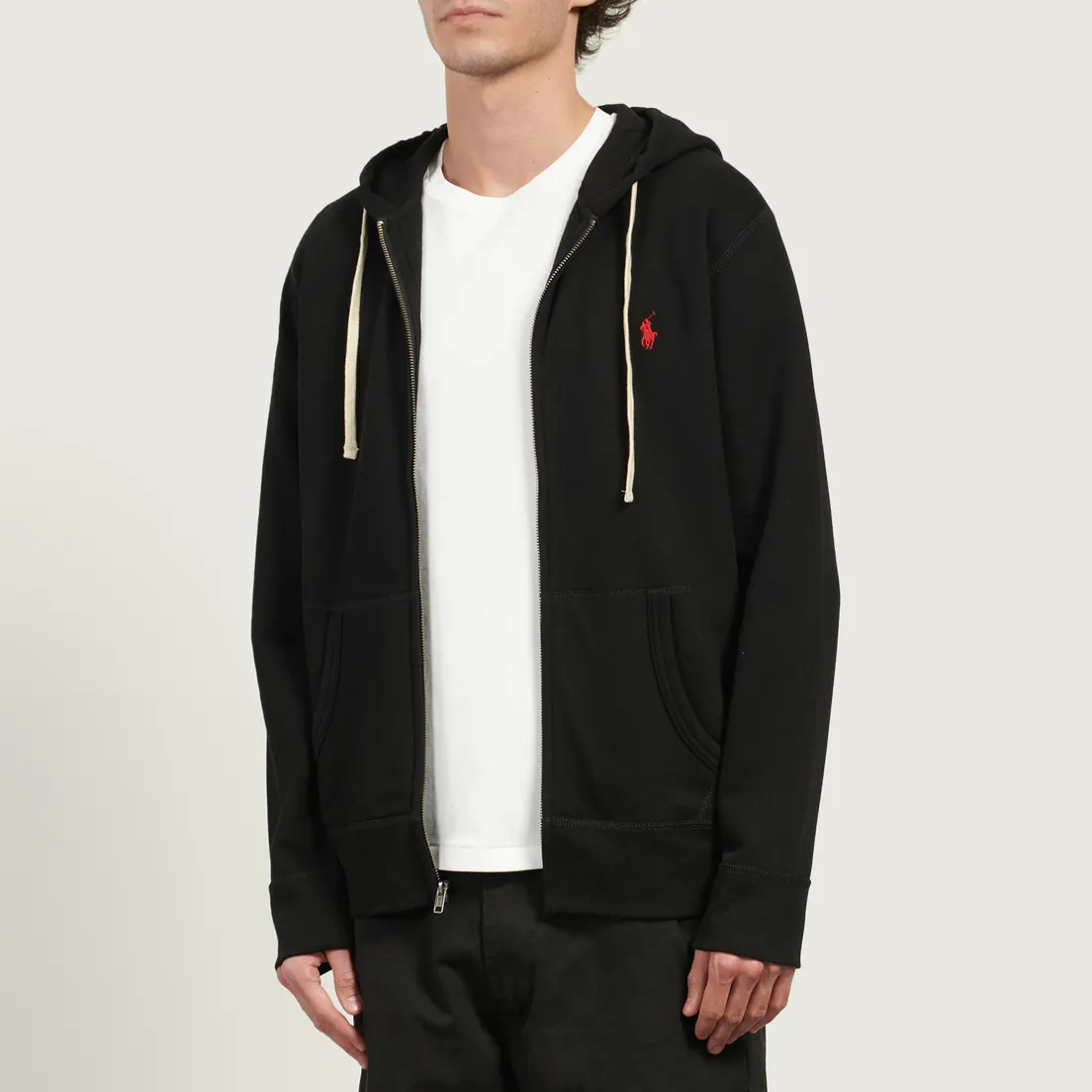 Polo Ralph Lauren Мужская толстовка Embroidered Polo Pony Full Zip Hoodie