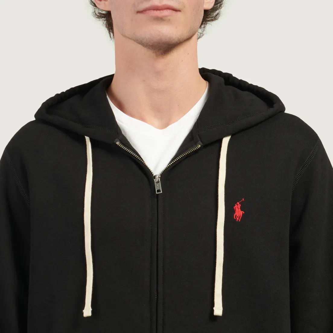 Polo Ralph Lauren Мужская толстовка Embroidered Polo Pony Full Zip Hoodie
