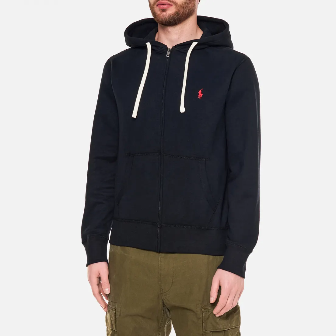 Polo Ralph Lauren Мужская толстовка Embroidered Polo Pony Full Zip Hoodie