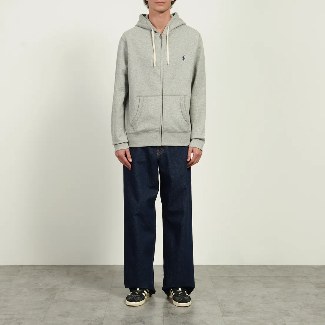 Polo Ralph Lauren Мужская толстовка Embroidered Polo Pony Full Zip Hoodie