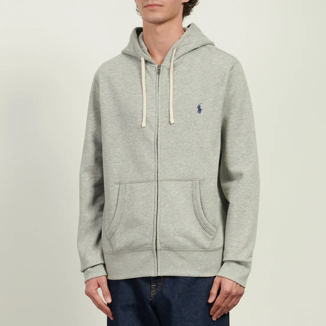 Polo Ralph Lauren Мужская толстовка Embroidered Polo Pony Full Zip Hoodie