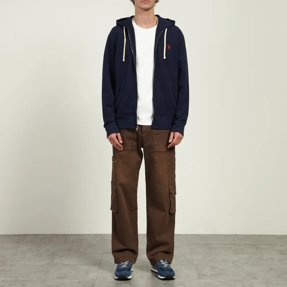 Polo Ralph Lauren Мужская толстовка Embroidered Polo Pony Full Zip Hoodie