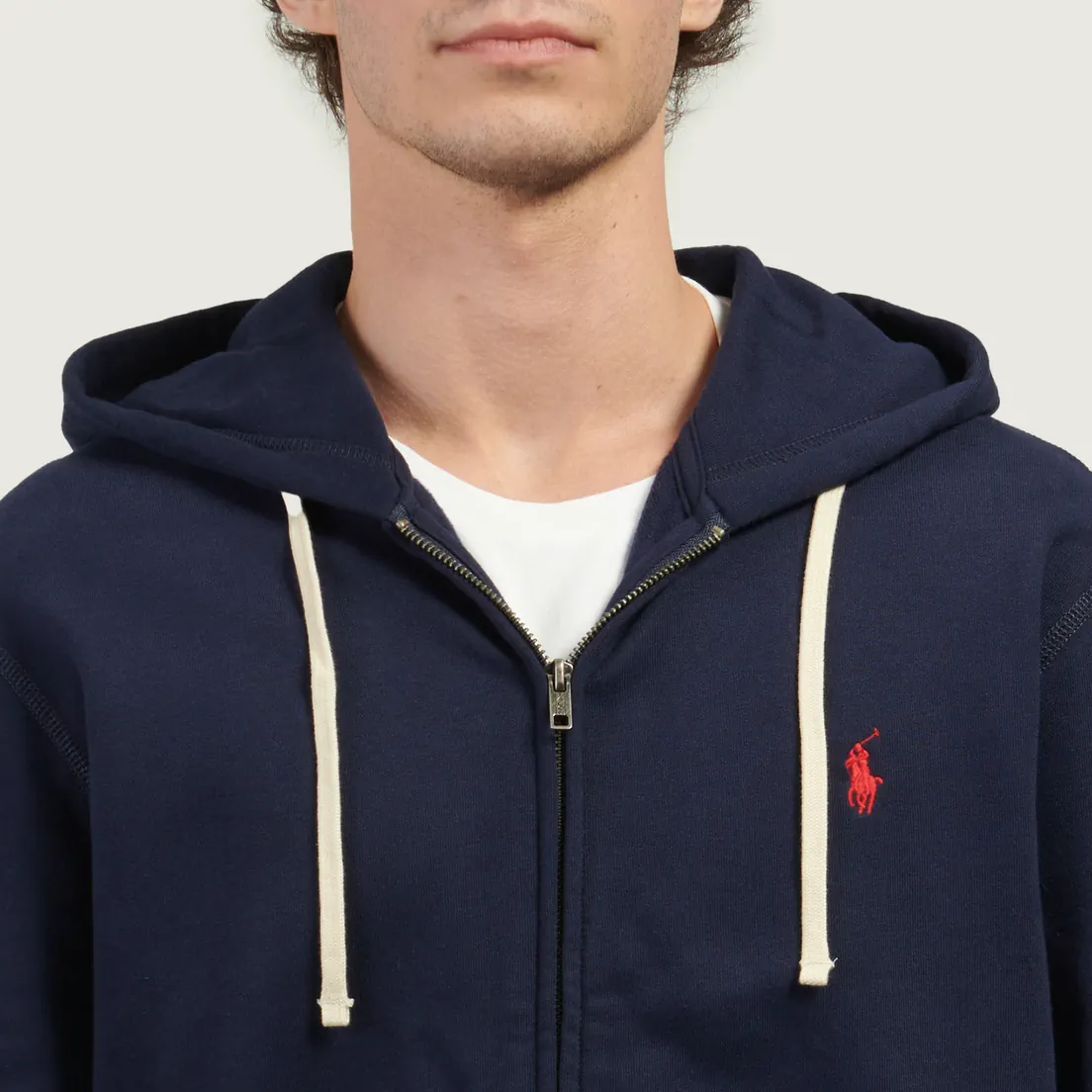 Polo Ralph Lauren Мужская толстовка Embroidered Polo Pony Full Zip Hoodie