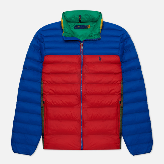 Мужской пуховик Polo Ralph Lauren The Packable Colour-Blocked PrimaLoft ThermoPlume Multicolor