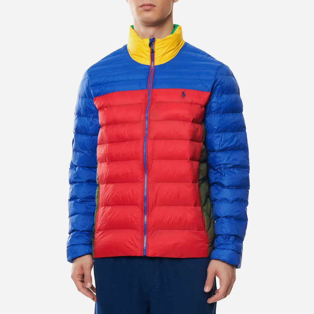 Polo Ralph Lauren Мужской пуховик The Packable Colour-Blocked PrimaLoft ThermoPlume