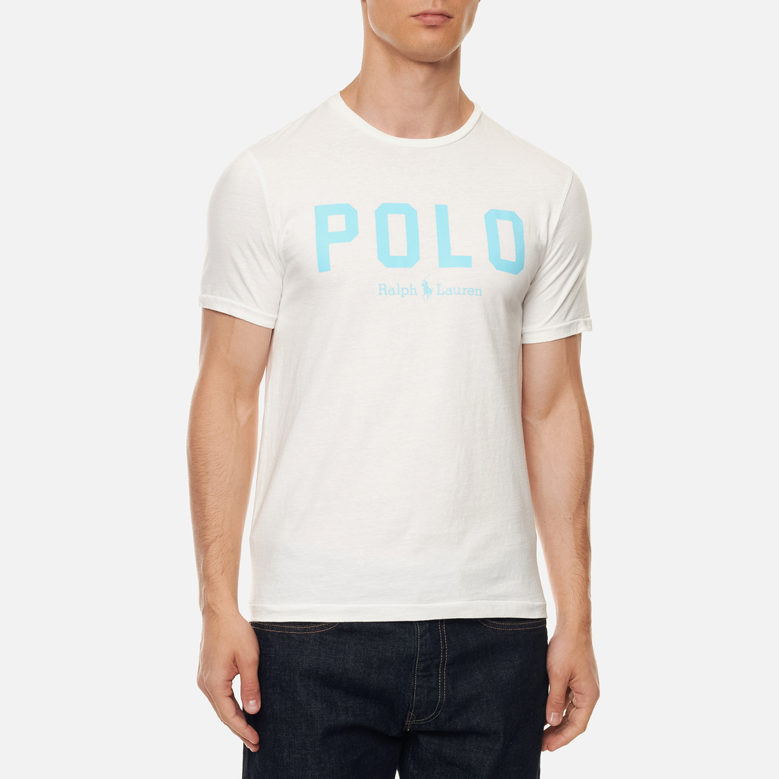 Polo Ralph Lauren Мужская футболка Logo Print Custom Slim Fit