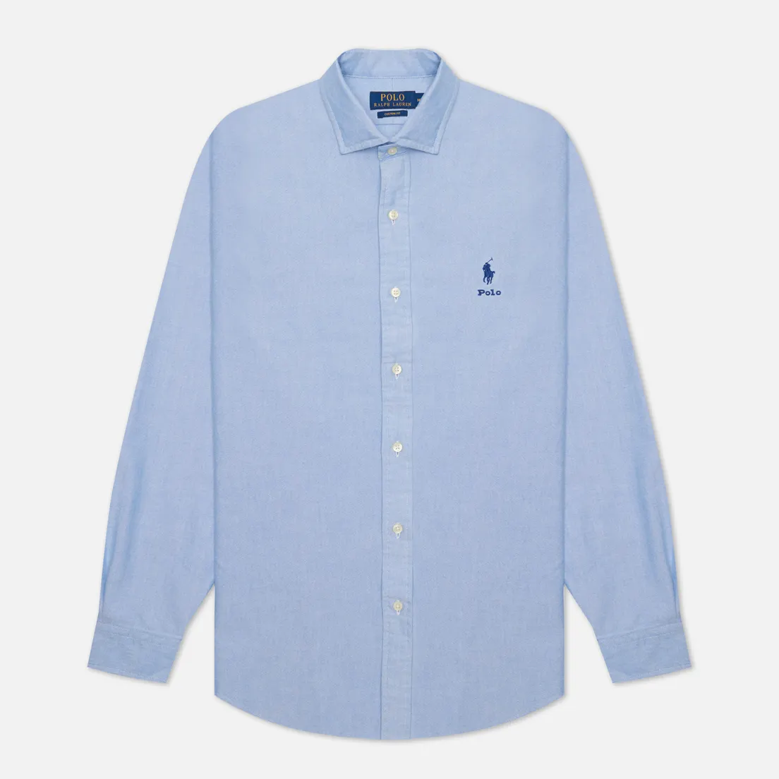Polo Ralph Lauren Мужская рубашка Custom Fit Classic Oxford Embroidered Logo