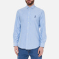 Мужская рубашка Polo Ralph Lauren Custom Fit Classic Oxford Embroidered Logo BSR Blue фото - 2