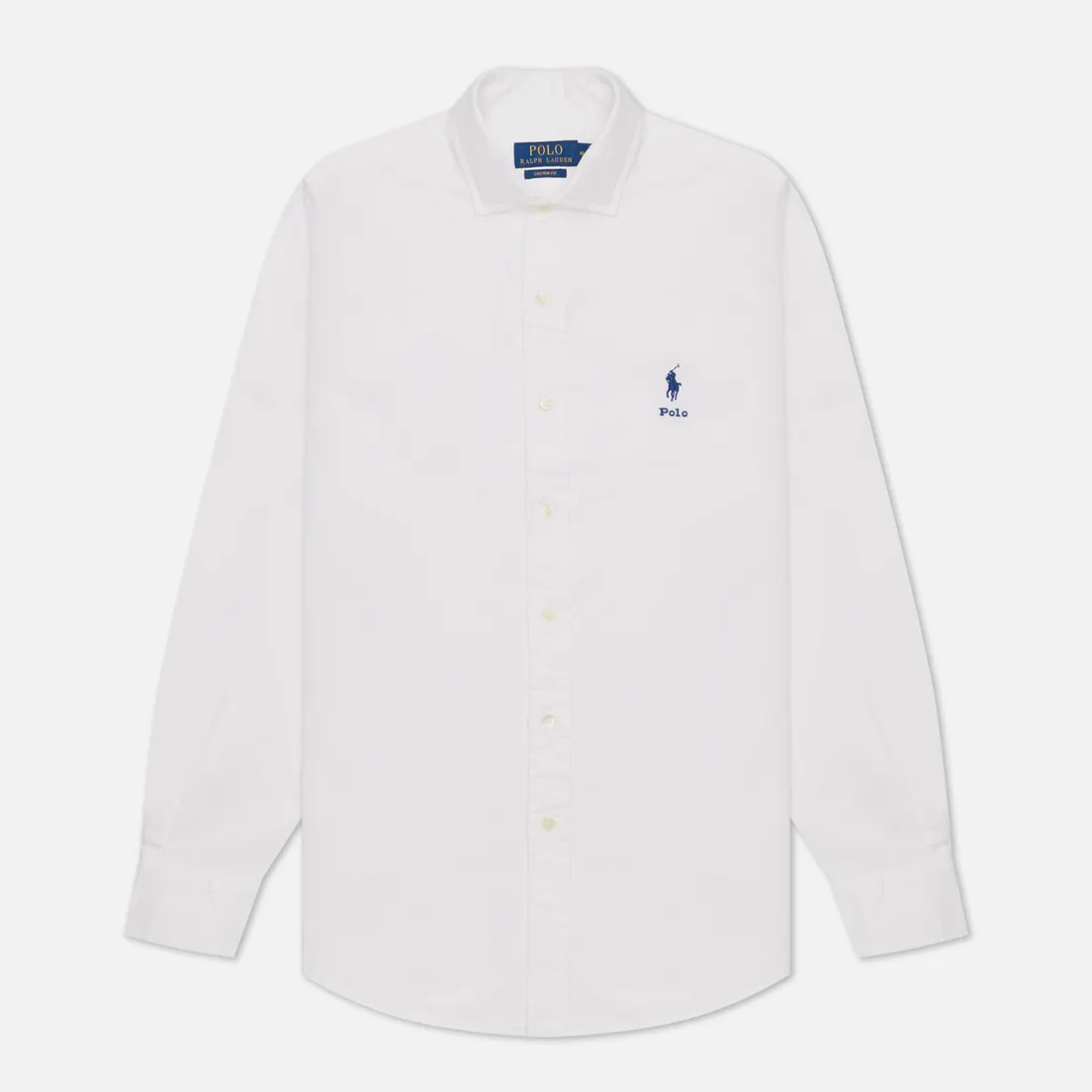 Polo Ralph Lauren Мужская рубашка Custom Fit Classic Oxford Embroidered Logo