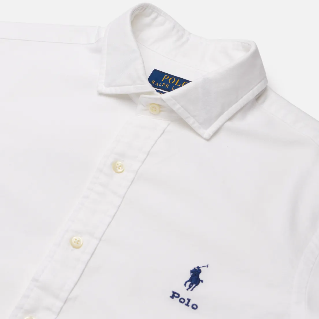 Polo Ralph Lauren Мужская рубашка Custom Fit Classic Oxford Embroidered Logo