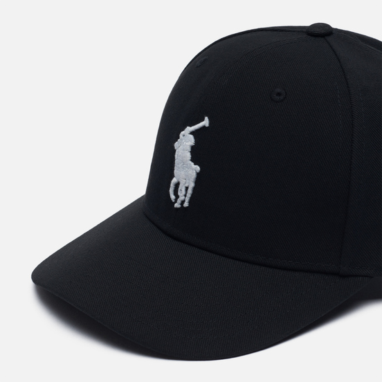 Кепка Polo Ralph Lauren Embroidered Big Pony High Crown Polo Black
