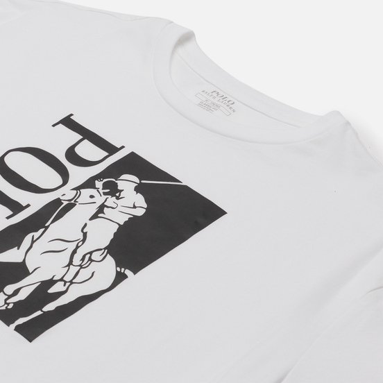 Мужская футболка Polo Ralph Lauren Big Logo Polo Printed White