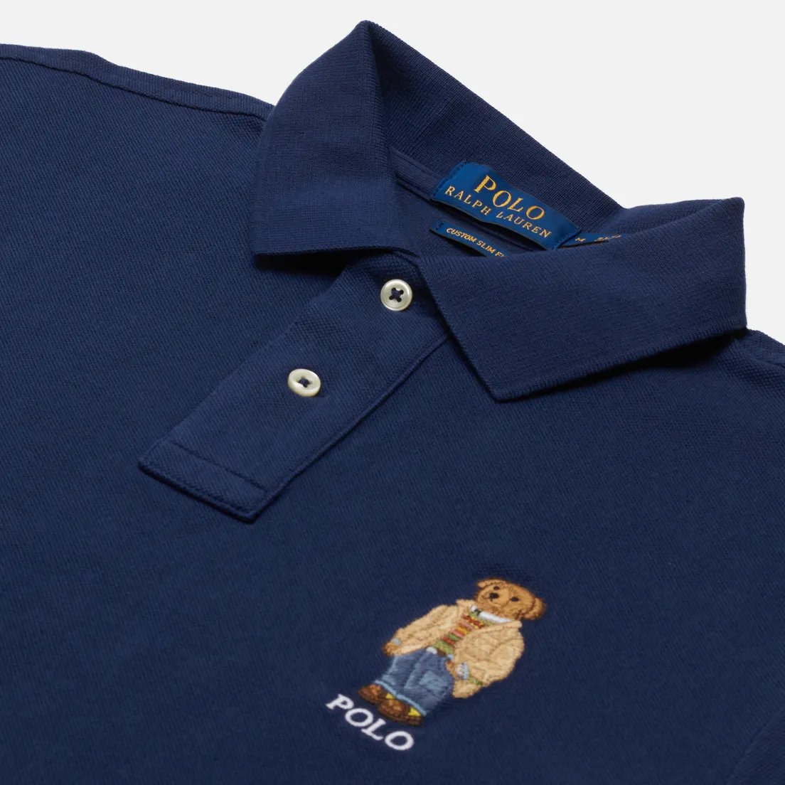 Polo Ralph Lauren Мужское поло Custom Slim Fit Polo Bear