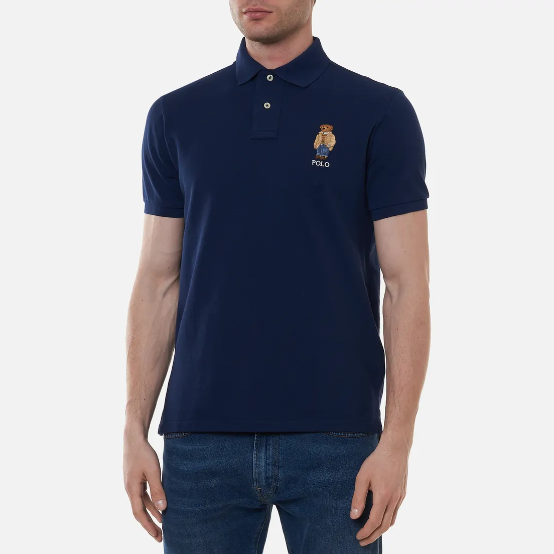Polo Ralph Lauren Мужское поло Custom Slim Fit Polo Bear