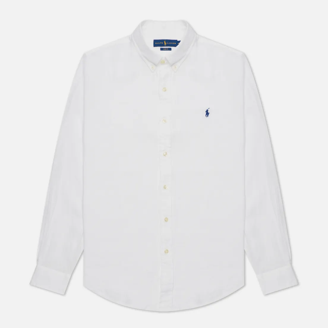 Polo Ralph Lauren Мужская рубашка Slim Fit Piece Dye Linen