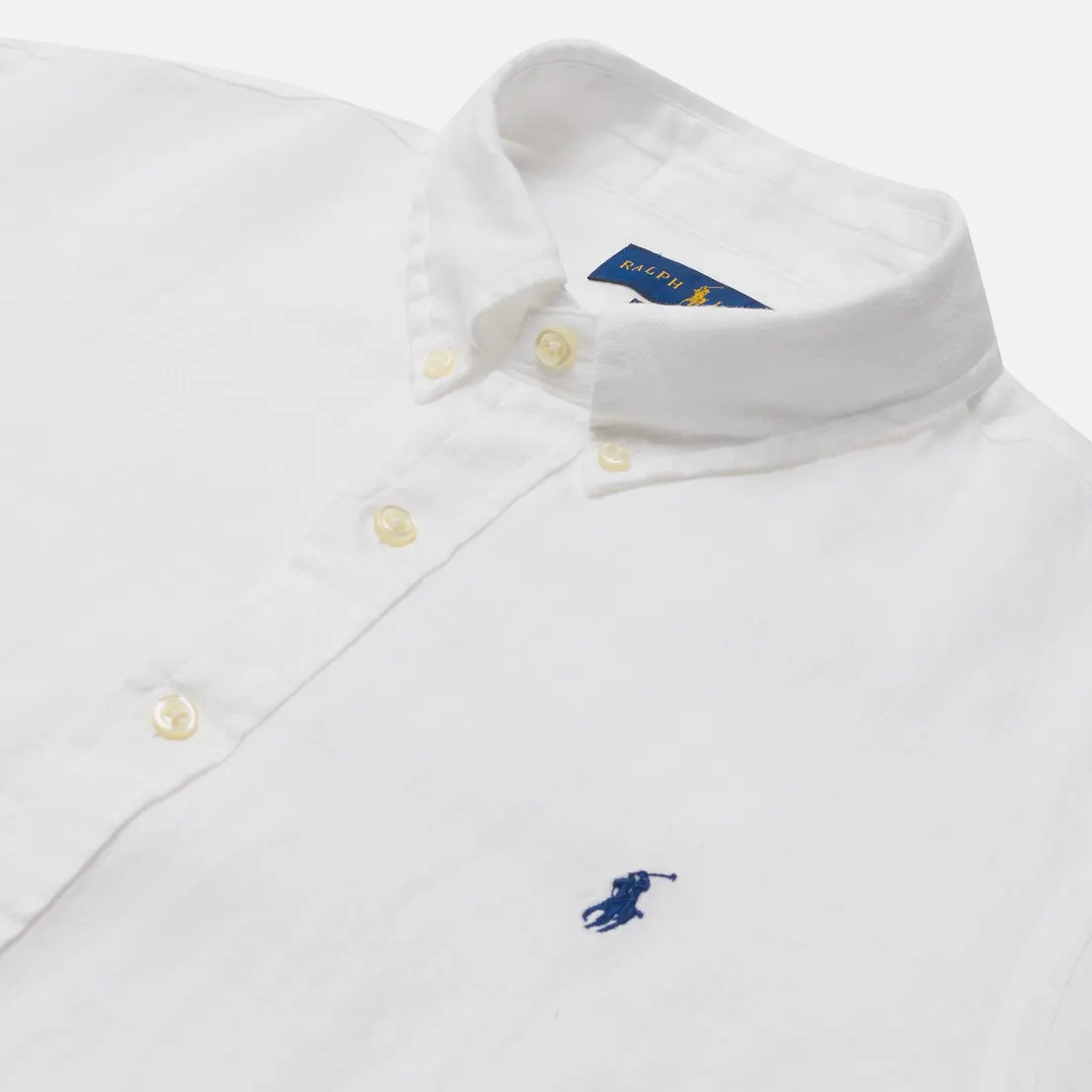 Polo Ralph Lauren Мужская рубашка Slim Fit Piece Dye Linen