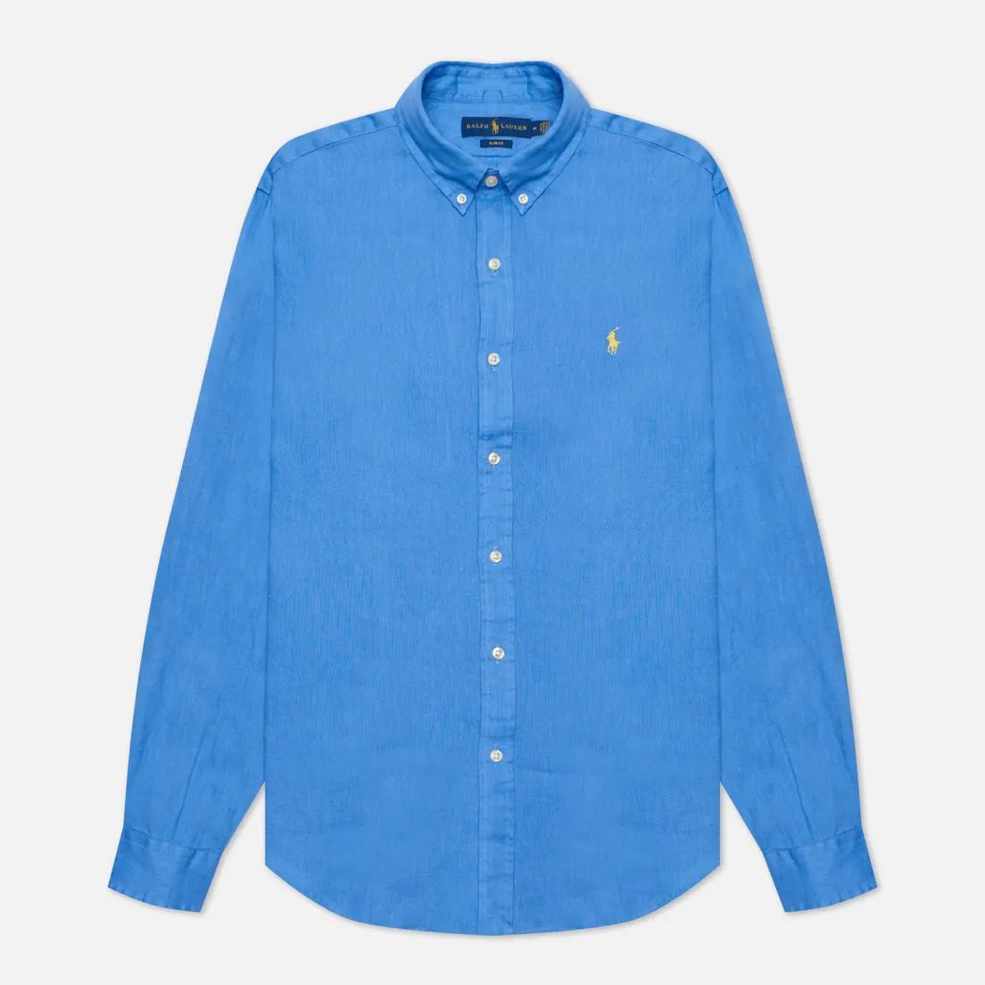 Polo Ralph Lauren Мужская рубашка Slim Fit Piece Dye Linen