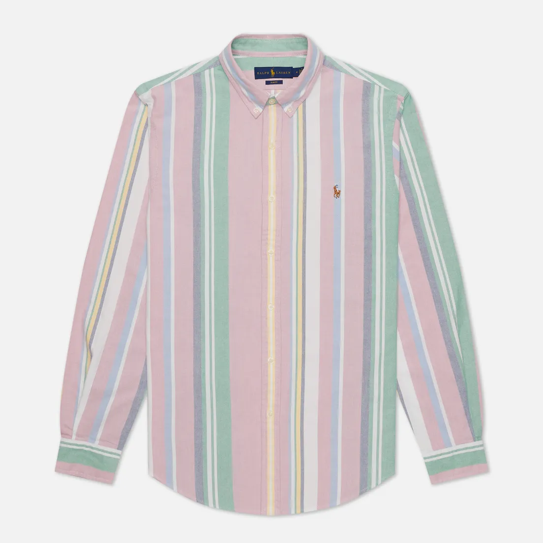 Polo Ralph Lauren Мужская рубашка Slim Fit Striped Oxford