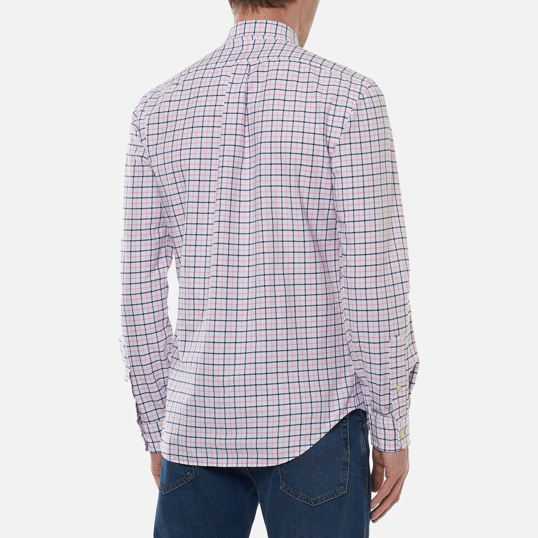 Polo Ralph Lauren Мужская рубашка Slim Fit Plaid Oxford