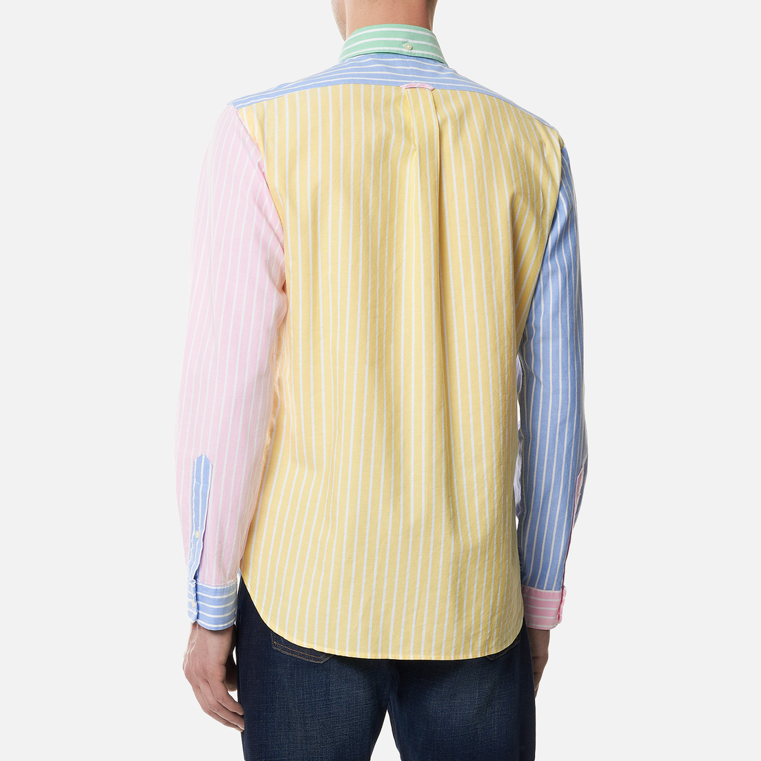 Polo Ralph Lauren Мужская рубашка Custom Fit Oxford Stripe Fun
