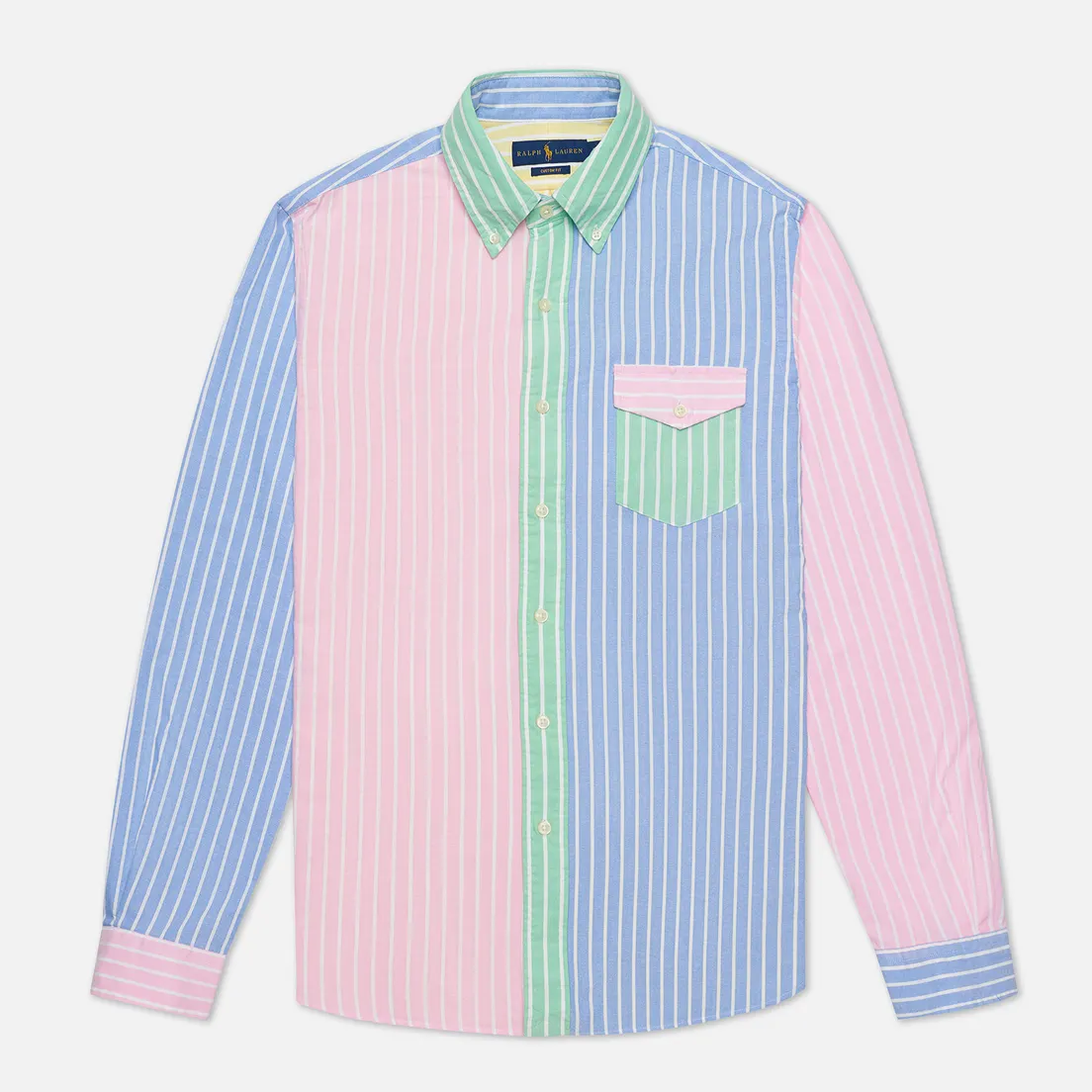 Polo Ralph Lauren Мужская рубашка Custom Fit Oxford Stripe Fun