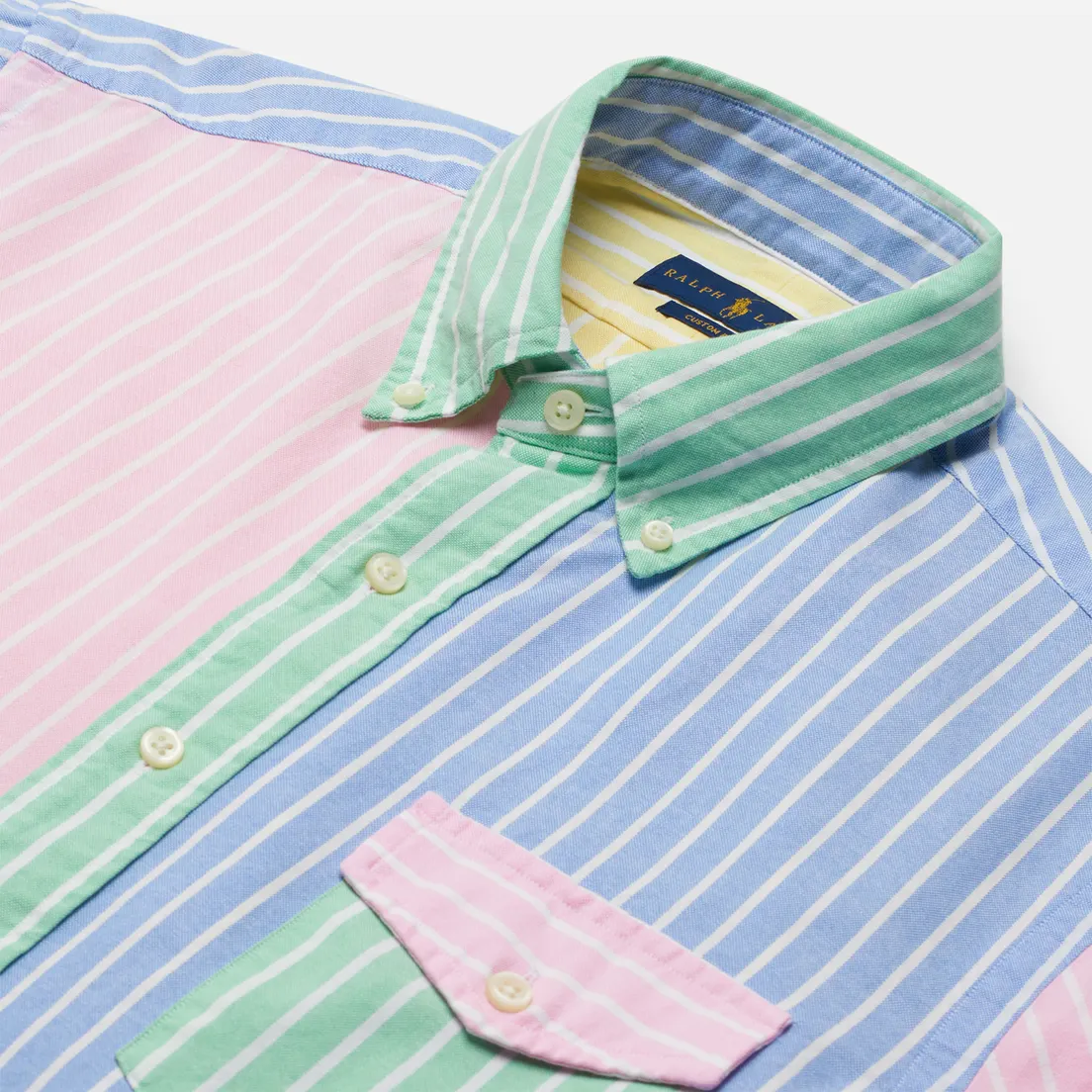 Polo Ralph Lauren Мужская рубашка Custom Fit Oxford Stripe Fun