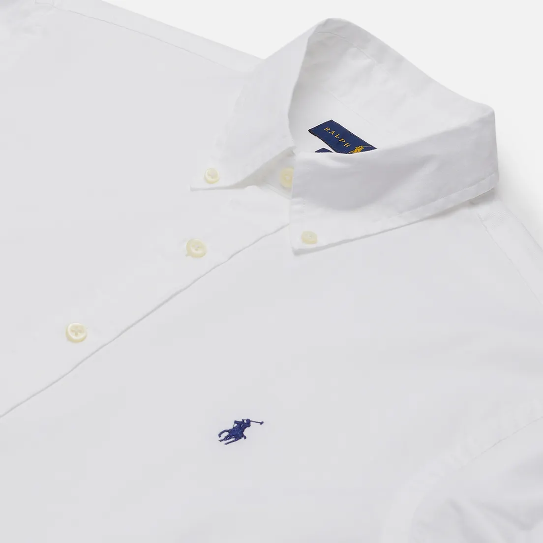 Polo Ralph Lauren Мужская рубашка Custom Fit Washed Pinpoint Oxford