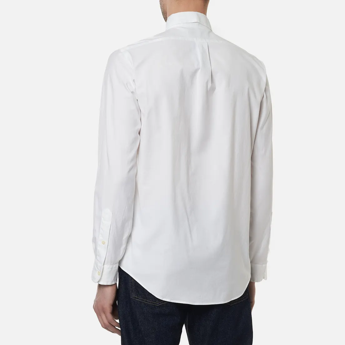 Polo Ralph Lauren Мужская рубашка Custom Fit Washed Pinpoint Oxford