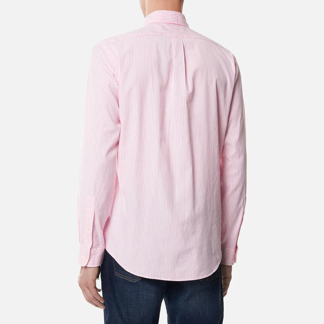 Polo Ralph Lauren Мужская рубашка Custom Fit Washed Pinpoint Oxford