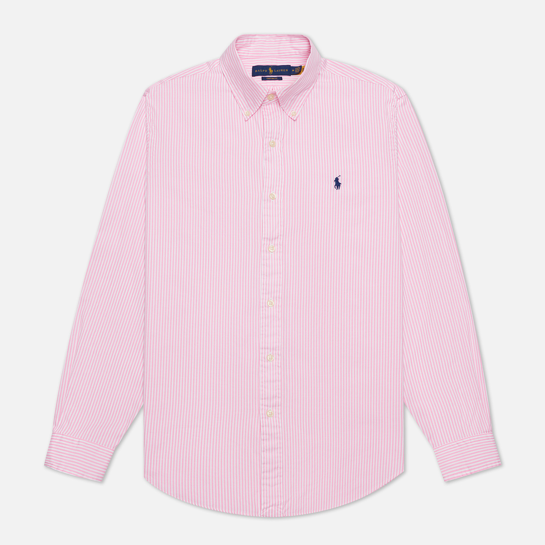 Polo Ralph Lauren Мужская рубашка Custom Fit Washed Pinpoint Oxford