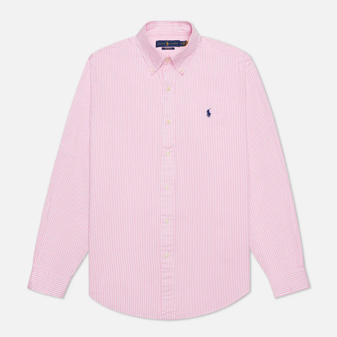 Polo Ralph Lauren Мужская рубашка Custom Fit Washed Pinpoint Oxford