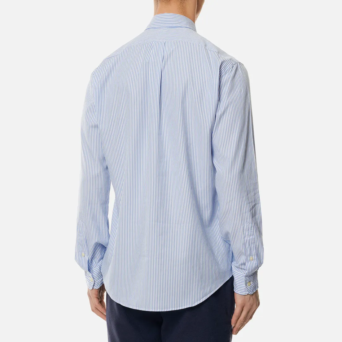 Polo Ralph Lauren Мужская рубашка Custom Fit Washed Pinpoint Oxford