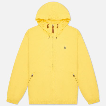 Мужская куртка Polo Ralph Lauren Cotton Poplin Colt Hooded, цвет жёлтый, размер XL