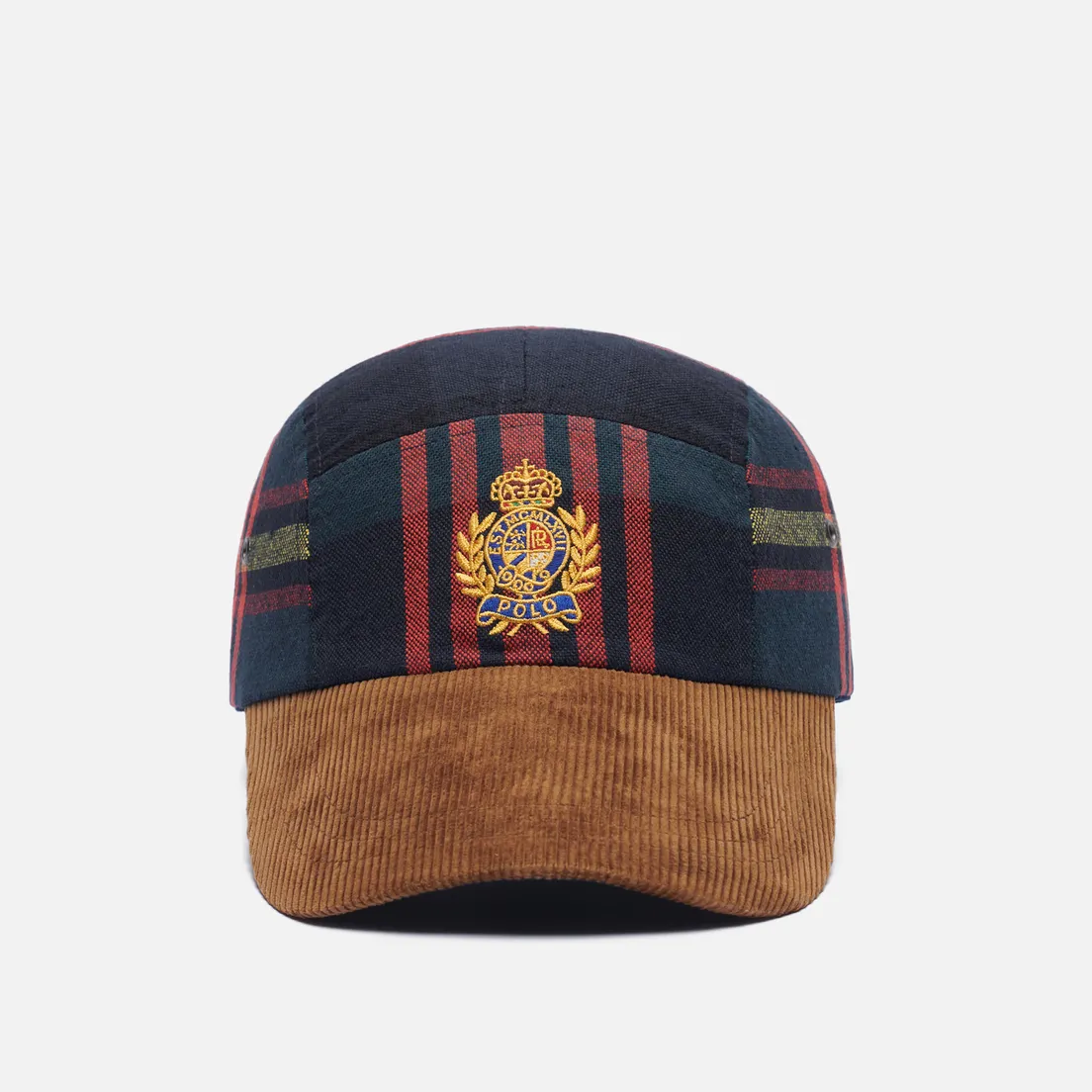 Polo Ralph Lauren Кепка Corduroy Bill Plaid 5-Panel