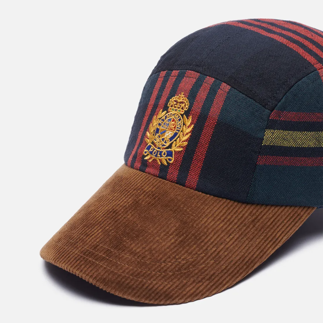 Polo Ralph Lauren Кепка Corduroy Bill Plaid 5-Panel
